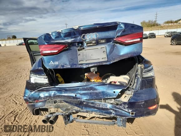 ✅ 2019 Audi A3 Premium Plus • VIN: WAUGUGFF9K1011838 • Lot: 91897885. Listed on Copart with 75,594 mi. Free auction sales archive from the USA and detailed vehicle history report at DreamBid. Image 6.