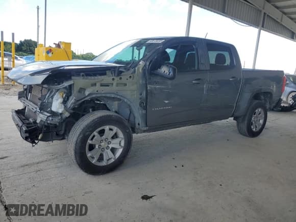 ✅ 2022 Chevrolet Colorado 2WD LT • VIN: 1GCGSCEA3N1313458 • Lot: 93673035. Listed on Copart with 39,107 mi. Free auction sales archive from the USA and detailed vehicle history report at DreamBid. Image 1.
