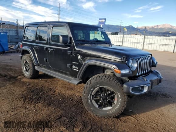 ✅ 2021 Jeep Wrangler Unlimited Sahara • VIN: 1C4HJXEN5MW682941 • Lot: 84399445. Listed on Copart with 49,123 mi. Free auction sales archive from the USA and detailed vehicle history report at DreamBid. Image 4.
