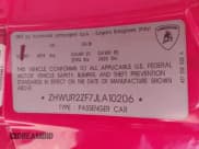 ✅ 2018 Lamborghini Huracan • VIN: ZHWUR2ZF7JLA10206 • Лот: 43366325. Опубликован ранее на IAAI с пробегом 22 952 миль. Бесплатный доступ к архиву аукционных продаж из США и подробный отчёт об истории автомобиля на DreamBid. Изображение 9.