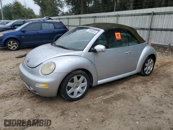 ✅ 2003 Volkswagen Beetle GLS • VIN: 3VWCD21Y43M319689 • Lot: 79345234. Listed on Copart with Not provided. Free auction sales archive from the USA and detailed vehicle history report at DreamBid. Image 1.