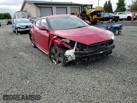 ✅ 2015 Hyundai Veloster Turbo • VIN: KMHTC6AE7FU225773 • Lot: 71656824. Listed on Copart with 58,058 mi. Free auction sales archive from the USA and detailed vehicle history report at DreamBid. Image 10.
