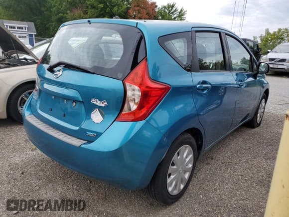 ✅ 2014 Nissan Note SV • VIN: 3N1CE2CP5EL432843 • Lot: 80937465. Listed on Copart with 119,960 mi. Free auction sales archive from the USA and detailed vehicle history report at DreamBid. Image 4.