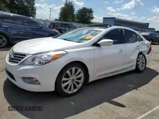 2014 Hyundai Azera Limited z VIN KMHFH4JGXEA420478, wystawiony jako Copart lot #69313244 z przebiegiem 118 625 mil mil oraz Szkoda całkowita • Salvage title. Historia ofert i sprzedaży dostępna na DreamBid. Obrazek 1.