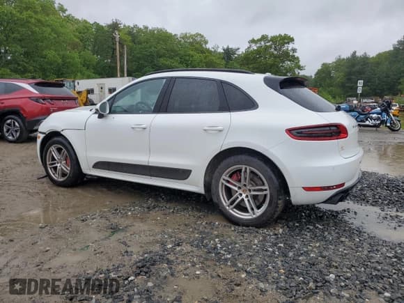 ✅ 2017 Porsche Macan Turbo • VIN: WP1AF2A55HLB60232 • Lot: 57645615. Listed on Copart with 89,313 mi. Free auction sales archive from the USA and detailed vehicle history report at DreamBid. Image 2.