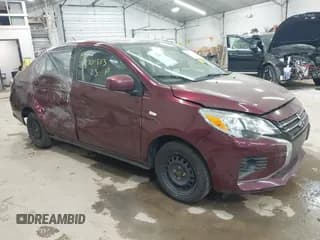 ✅ 2023 Mitsubishi Mirage ES • VIN: ML32FUFJ8PHF01119 • Лот: 42701513. Опубликован ранее на IAAI с пробегом 72 189 миль. Бесплатный доступ к архиву аукционных продаж из США и подробный отчёт об истории автомобиля на DreamBid. Изображение 1.