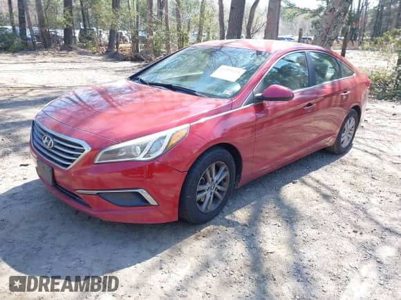 2016 Hyundai Sonata 2.4L z VIN 5NPE24AF6GH411832, wystawiony jako IAAI lot #41918113 z przebiegiem 195 783 mil mil oraz . Historia ofert i sprzedaży dostępna na DreamBid. Obrazek 2.