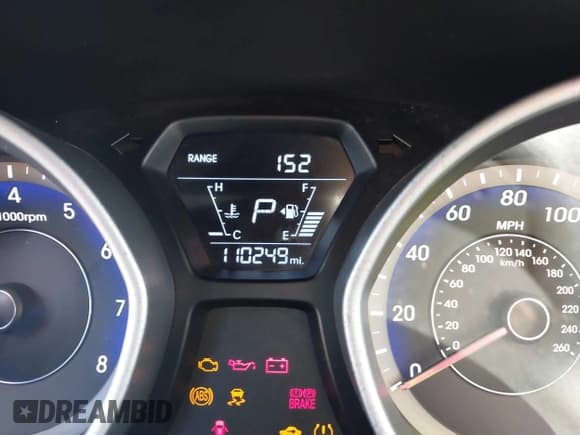 ✅ 2015 Hyundai Elantra Sport • VIN: KMHDH4AH5FU305500 • Lot: 41371807. Listed on IAAI with 110,249 mi. Free auction sales archive from the USA and detailed vehicle history report at DreamBid. Image 7.