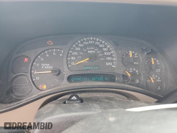 ✅ 2003 Chevrolet Tahoe LT • VIN: 1GNEK13Z53J307637 • Lot: 70105315. Listed on Copart with 307,885 mi. Free auction sales archive from the USA and detailed vehicle history report at DreamBid. Image 9.