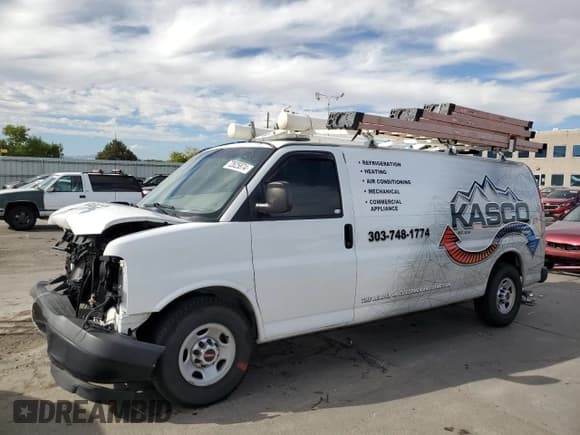 ✅ 2017 GMC Savana Cargo • VIN: 1GTZ7HFG7H1137433 • Lot: 72625874. Listed on Copart with 154,981 mi. Free auction sales archive from the USA and detailed vehicle history report at DreamBid. Image 1.