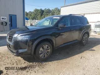 2024 Nissan Pathfinder SV with VIN 5N1DR3BA8RC259888, listed as a Copart auction lot 72054595 with 46,275 mi miles and Clean title. Bid and sale history available at DreamBid. Image 1.