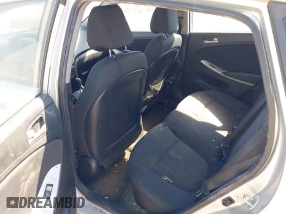 2015 Hyundai Accent GS with VIN KMHCT5AE6FU213107, listed as a IAAI auction lot 43430089 with 131,496 mi miles and . Bid and sale history available at DreamBid. Image 8.