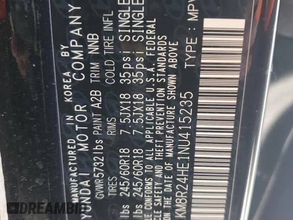 ✅ 2022 Hyundai Palisade SEL • VIN: KM8R24HE1NU415235 • Лот: 42723015. Опубликован ранее на Copart с пробегом 13 879 миль. Бесплатный доступ к архиву аукционных продаж из США и подробный отчёт об истории автомобиля на DreamBid. Изображение 15.