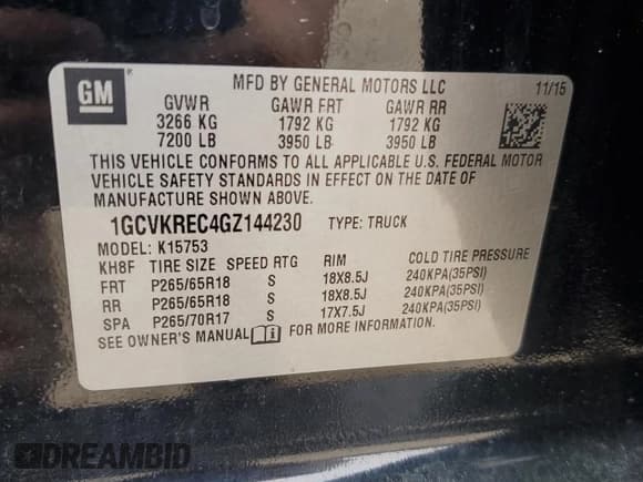 ✅ 2016 Chevrolet Silverado 1500 LT • VIN: 1GCVKREC4GZ144230 • Лот: 68333674. Опубликован ранее на Copart с пробегом 65 261 миль. Бесплатный доступ к архиву аукционных продаж из США и подробный отчёт об истории автомобиля на DreamBid. Изображение 14.