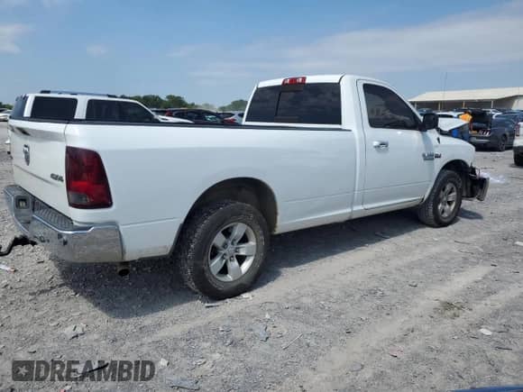 2017 Ram 1500 SLT with VIN 3C6JR7ET1HG654767, listed as a Copart auction lot 66225975 with 84,445 mi miles and Salvage title. Bid and sale history available at DreamBid. Image 3.
