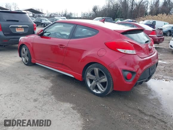 ✅ 2013 Hyundai Veloster Turbo • VIN: KMHTC6AE5DU100476 • Lot: 41541395. Wystawiony na IAAI z przebiegiem 97 042 mil. Bezpłatny archiwum sprzedaży aukcyjnych z USA i szczegółowy raport historii pojazdu na DreamBid. Zdjęcie 3.