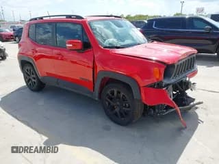 ✅ 2018 Jeep Renegade Altitude • VIN: ZACCJABB2JPH77063 • Lot: 43395000. Listed on IAAI with 123,811 mi. Free auction sales archive from the USA and detailed vehicle history report at DreamBid. Image 1.