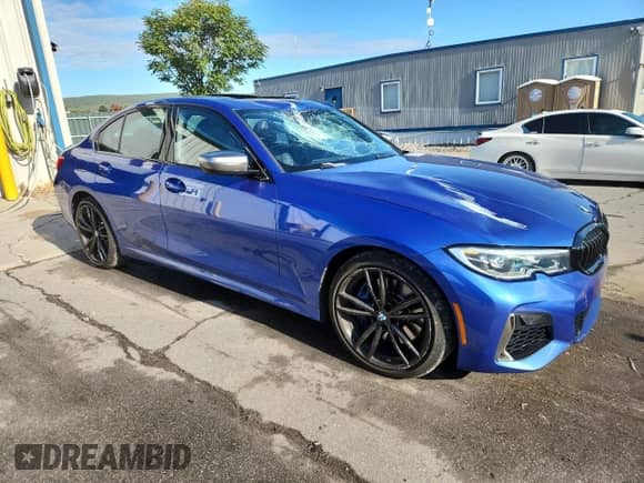 2020 BMW 3 Series M340i xDrive z VIN WBA5U9C05LFH97938, wystawiony jako Copart lot #85898295 z przebiegiem 55 003 mil mil oraz Szkoda całkowita • Salvage title. Historia ofert i sprzedaży dostępna na DreamBid. Obrazek 4.