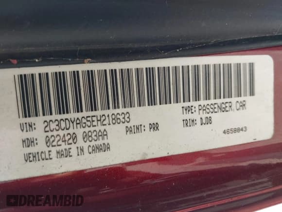 ✅ 2014 Dodge Challenger Rallye Redline • VIN: 2C3CDYAG5EH218633 • Lot: 42499742. Wystawiony na IAAI z przebiegiem 213 396 mil. Bezpłatny archiwum sprzedaży aukcyjnych z USA i szczegółowy raport historii pojazdu na DreamBid. Zdjęcie 9.