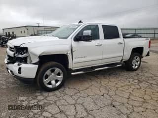 2017 Chevrolet Silverado 1500 LTZ z VIN 3GCUKSEJ1HG117120, wystawiony jako Copart lot #58005865 z przebiegiem 129 097 mil mil oraz Szkoda całkowita • Salvage title. Historia ofert i sprzedaży dostępna na DreamBid. Obrazek 1.