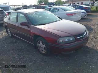 ✅ 2000 Chevrolet Impala LS • VIN: 2G1WH55K8Y9115854 • Lot: 42396396. Listed on IAAI with 100,711 mi. Free auction sales archive from the USA and detailed vehicle history report at DreamBid. Image 1.