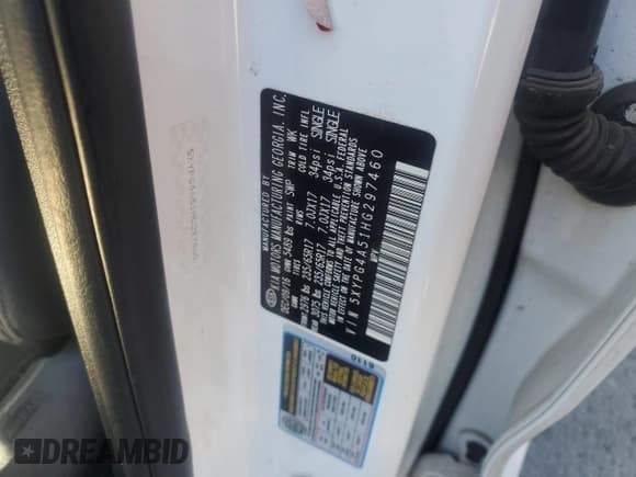 ✅ 2017 Kia Sorento LX • VIN: 5XYPG4A51HG297460 • Lot: 87388525. Listed on Copart with 138,898 mi. Free auction sales archive from the USA and detailed vehicle history report at DreamBid. Image 13.