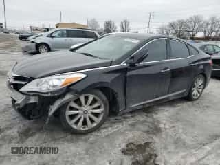 2013 Hyundai Azera z VIN KMHFH4JG2DA284359, wystawiony jako Copart lot #42365975 z przebiegiem 132 610 mil mil oraz Szkoda całkowita • Salvage title. Historia ofert i sprzedaży dostępna na DreamBid. Obrazek 1.