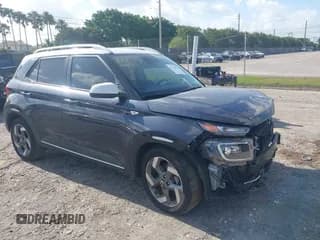 ✅ 2022 Hyundai Venue Limited • VIN: KMHRC8A30NU153771 • Lot: 42113970. Listed on IAAI with 37,455 mi. Free auction sales archive from the USA and detailed vehicle history report at DreamBid. Image 1.