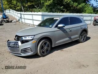 ✅ 2020 Audi SQ5 Premium Plus • VIN: WA1B4AFYXL2069717 • Lot: 71061225. Listed on Copart with 56,604 mi. Free auction sales archive from the USA and detailed vehicle history report at DreamBid. Image 1.