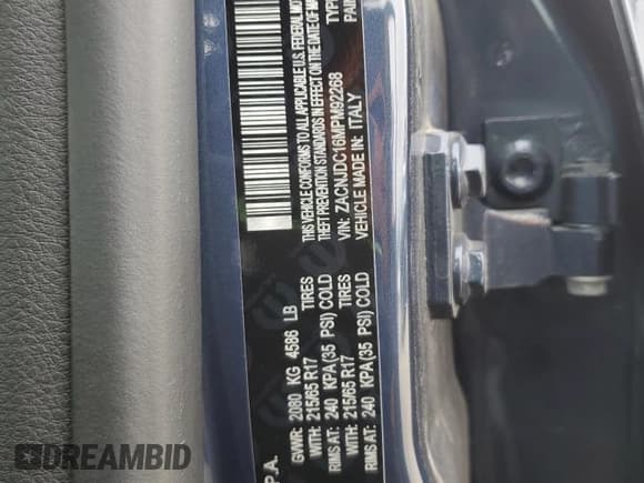 ✅ 2021 Jeep Renegade Trailhawk • VIN: ZACNJDC16MPM92268 • Lot: 51548315. Listed on Copart with 34,842 mi. Free auction sales archive from the USA and detailed vehicle history report at DreamBid. Image 16.