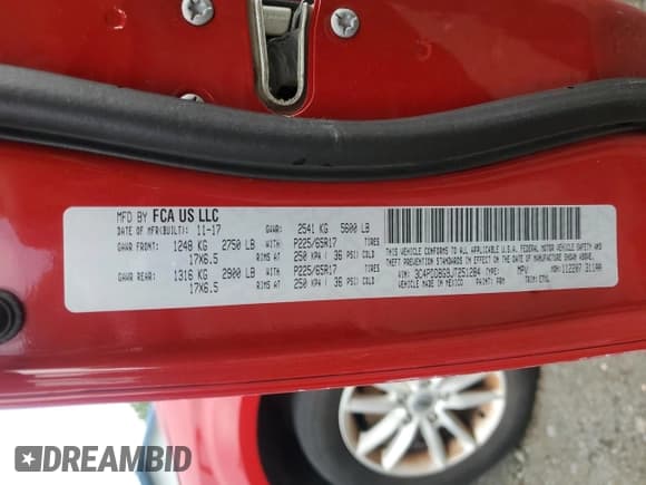 ✅ 2018 Dodge Journey SXT • VIN: 3C4PDDBG9JT251284 • Lot: 69076405. Listed on Copart with 141,084 mi. Free auction sales archive from the USA and detailed vehicle history report at DreamBid. Image 13.