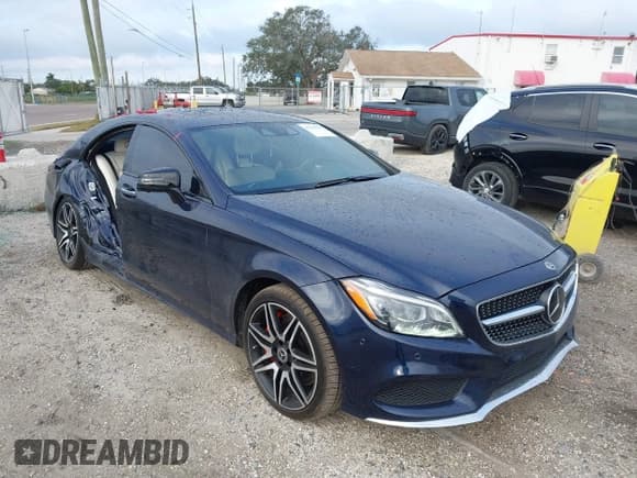 ✅ 2018 Mercedes-Benz CLS 550 • VIN: WDDLJ7DB4JA204462 • Lot: 41303191. Listed on IAAI with 100,291 mi. Free auction sales archive from the USA and detailed vehicle history report at DreamBid. Image 1.