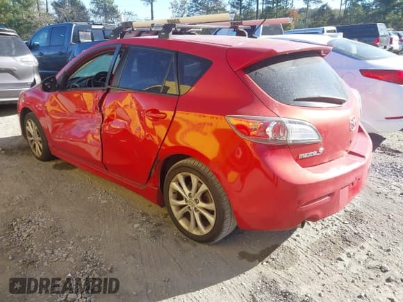 ✅ 2011 Mazda 3 S Sport • VIN: JM1BL1K57B1453611 • Lot: 43488703. Listed on IAAI with 156,185 mi. Free auction sales archive from the USA and detailed vehicle history report at DreamBid. Image 3.