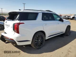 ✅ 2024 Hyundai Palisade Calligraphy • VIN: KM8R7DGE4RU761823 • Лот: 75201204. Опубликован ранее на Copart с пробегом Не указан. Бесплатный доступ к архиву аукционных продаж из США и подробный отчёт об истории автомобиля на DreamBid. Изображение 3.
