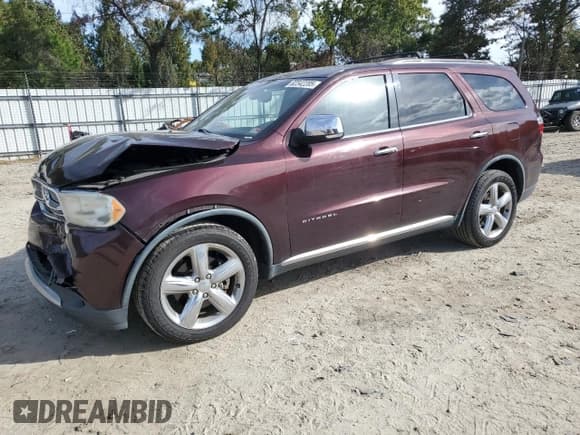 ✅ 2012 Dodge Durango Citadel • VIN: 1C4SDHET1CC330313 • Lot: 82342205. Wystawiony na Copart z przebiegiem 149 457 mil. Bezpłatny archiwum sprzedaży aukcyjnych z USA i szczegółowy raport historii pojazdu na DreamBid. Zdjęcie 1.