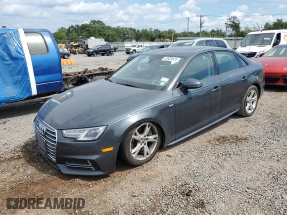 ✅ 2018 Audi A4 Premium • VIN: WAUDNAF43JA147795 • Лот: 68524625. Опубликован ранее на Copart с пробегом 140 321 миль. Бесплатный доступ к архиву аукционных продаж из США и подробный отчёт об истории автомобиля на DreamBid. Изображение 1.