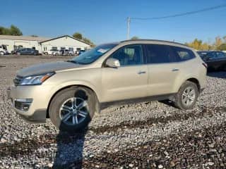 2016 Chevrolet Traverse LT with VIN 1GNKRGKD6GJ190180, listed as a Copart auction lot 81032375 with 132,634 mi miles and Salvage title. Bid and sale history available at DreamBid. Image 1.