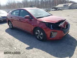 2019 Hyundai Ioniq SEL with VIN KMHC75LC4KU105725, listed as a Copart auction lot 46803484 with 102,544 mi miles and . Bid and sale history available at DreamBid. Image 4.