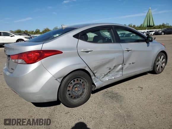 ✅ 2013 Hyundai Elantra Limited • VIN: KMHDH4AE6DU604139 • Lot: 67251095. Listed on Copart with 131,729 mi. Free auction sales archive from the USA and detailed vehicle history report at DreamBid. Image 3.