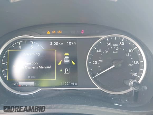 ✅ 2023 Nissan Versa SV • VIN: 3N1CN8EV5PL868822 • Lot: 43020798. Listed on IAAI with 44,224 mi. Free auction sales archive from the USA and detailed vehicle history report at DreamBid. Image 7.