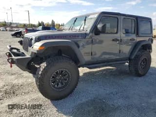 ✅ 2018 Jeep Wrangler Unlimited Rubicon • VIN: 1C4HJXFG0JW263505 • Lot: 92440405. Listed on Copart with 105,185 mi. Free auction sales archive from the USA and detailed vehicle history report at DreamBid. Image 1.