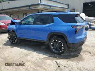 2025 Chevrolet Equinox AWD RS с VIN 3GNAXTEG7SL230896, выставлен на аукционе Copart как лот 59783805 с пробегом 4 739 миль миль и Списание • Salvage title. История ставок и продаж доступна на DreamBid. Изображение 2.