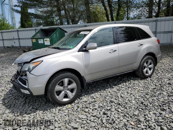 ✅ 2012 Acura MDX • VIN: 2HNYD2H20CH519049 • Lot: 55390695. Listed on Copart with 91,300 mi. Free auction sales archive from the USA and detailed vehicle history report at DreamBid. Image 1.