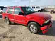 2002 Chevrolet Blazer LS with VIN 1GNDT13W02K118403, listed as a Copart auction lot 81953685 with 107,474 mi miles and Non repairable. Bid and sale history available at DreamBid. Image 4.