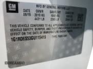 ✅ 2016 Chevrolet Volt Premier • VIN: 1G1RD6S53GU115419 • Lot: 49961764. Wystawiony na Copart z przebiegiem 49 859 mil. Bezpłatny archiwum sprzedaży aukcyjnych z USA i szczegółowy raport historii pojazdu na DreamBid. Zdjęcie 13.