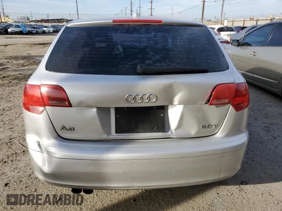 ✅ 2008 Audi A3 • VIN: WAUHF78P18A046273 • Lot: 45695245. Listed on Copart with 107,859 mi. Free auction sales archive from the USA and detailed vehicle history report at DreamBid. Image 6.