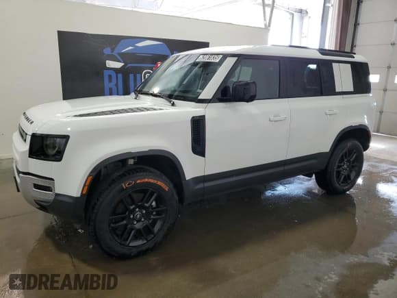 ✅ 2025 Land Rover Defender S • VIN: SALEJ7EX8S2393246 • Лот: 62061835. Опубликован ранее на Copart с пробегом Не указан. Бесплатный доступ к архиву аукционных продаж из США и подробный отчёт об истории автомобиля на DreamBid. Изображение 1.