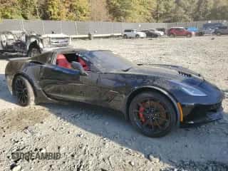 2017 Chevrolet Corvette Grand Sport 1LT z VIN 1G1YW2D78H5100374, wystawiony jako Copart lot #76934934 z przebiegiem 91 567 mil mil oraz Szkoda całkowita • Salvage title. Historia ofert i sprzedaży dostępna na DreamBid. Obrazek 4.