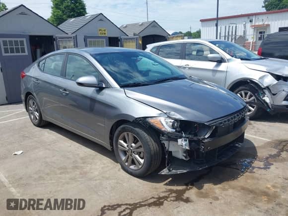2018 Hyundai Elantra Value Edition with VIN KMHD84LF6JU511574, listed as a IAAI auction lot 42291898 with 99,296 mi miles and . Bid and sale history available at DreamBid. Image 1.