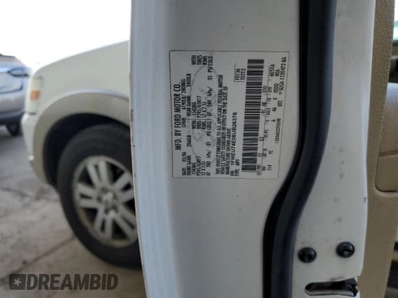 ✅ 2006 Ford Explorer Eddie Bauer • VIN: 1FMEU74E06UB26378 • Lot: 47530335. Wystawiony na Copart z przebiegiem 254 352 mil. Bezpłatny archiwum sprzedaży aukcyjnych z USA i szczegółowy raport historii pojazdu na DreamBid. Zdjęcie 15.